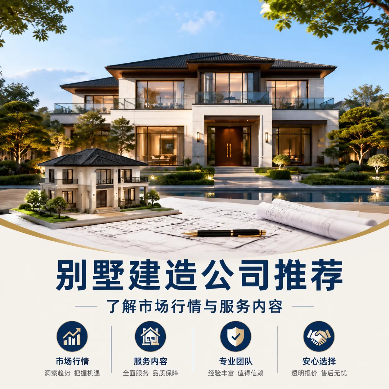 普安 别墅建造公司推荐：了解市场行情与服务内容