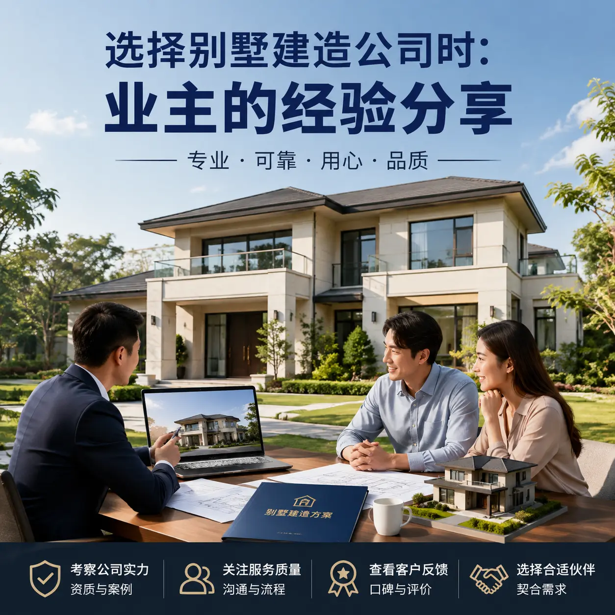 选择别墅建造公司时： 普安 业主的经验分享