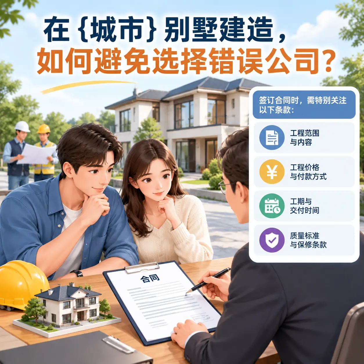 在 普安 别墅建造,如何避免选择错误公司?