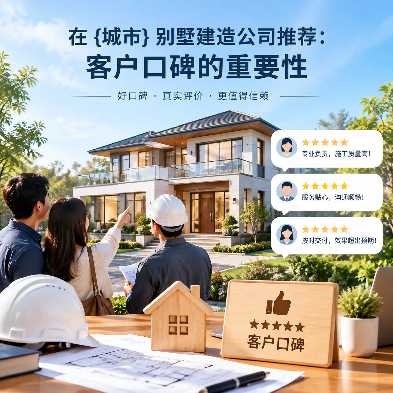 在 普安 别墅建造公司推荐:客户口碑的重要性