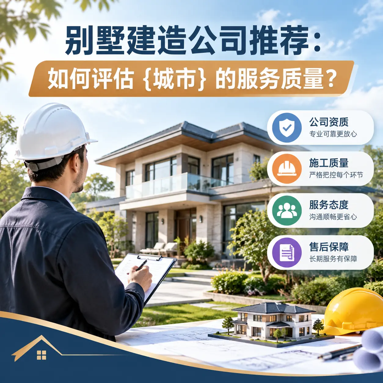 别墅建造公司推荐：如何评估 普安 的服务质量？