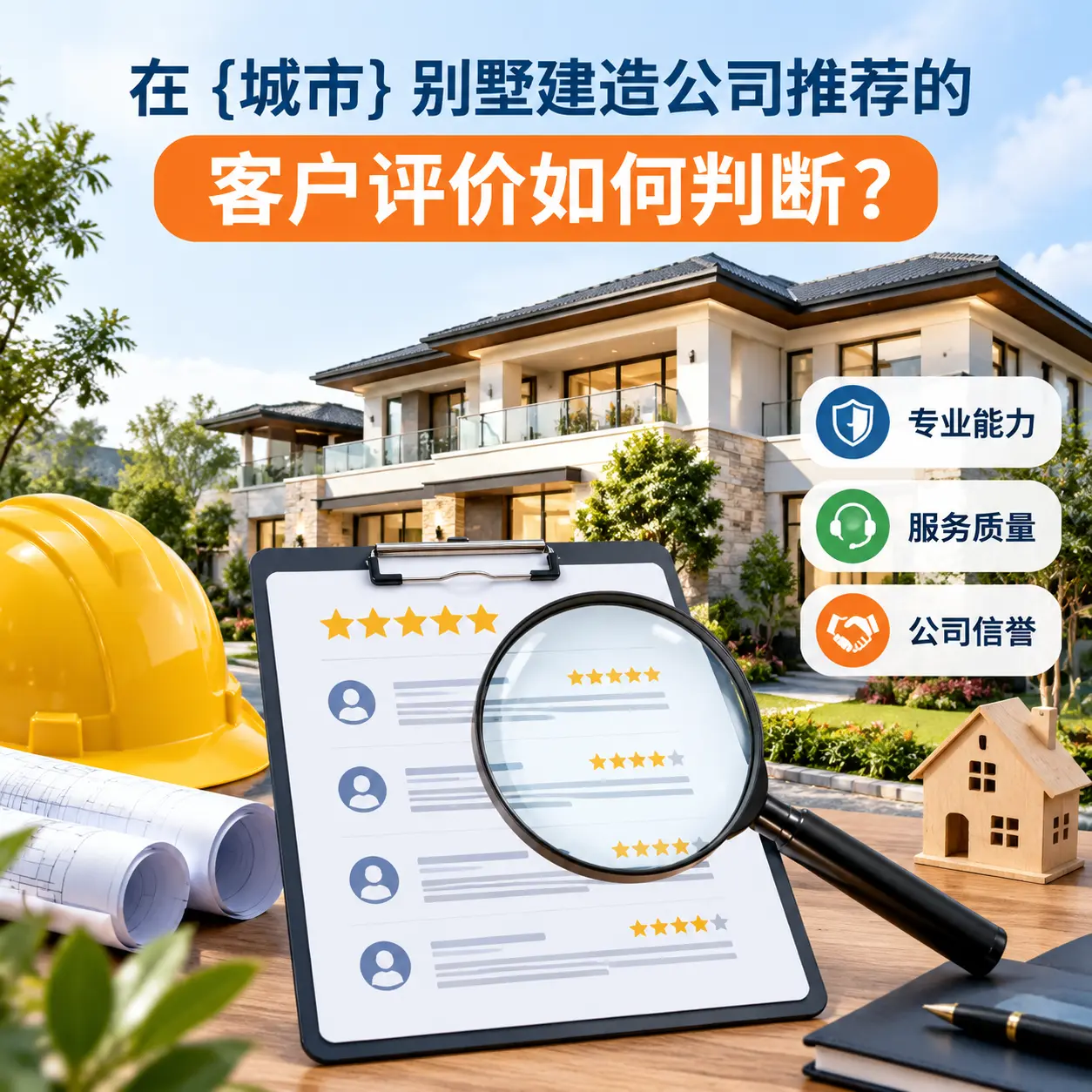 在 普安 别墅建造公司推荐的客户评价如何判断?