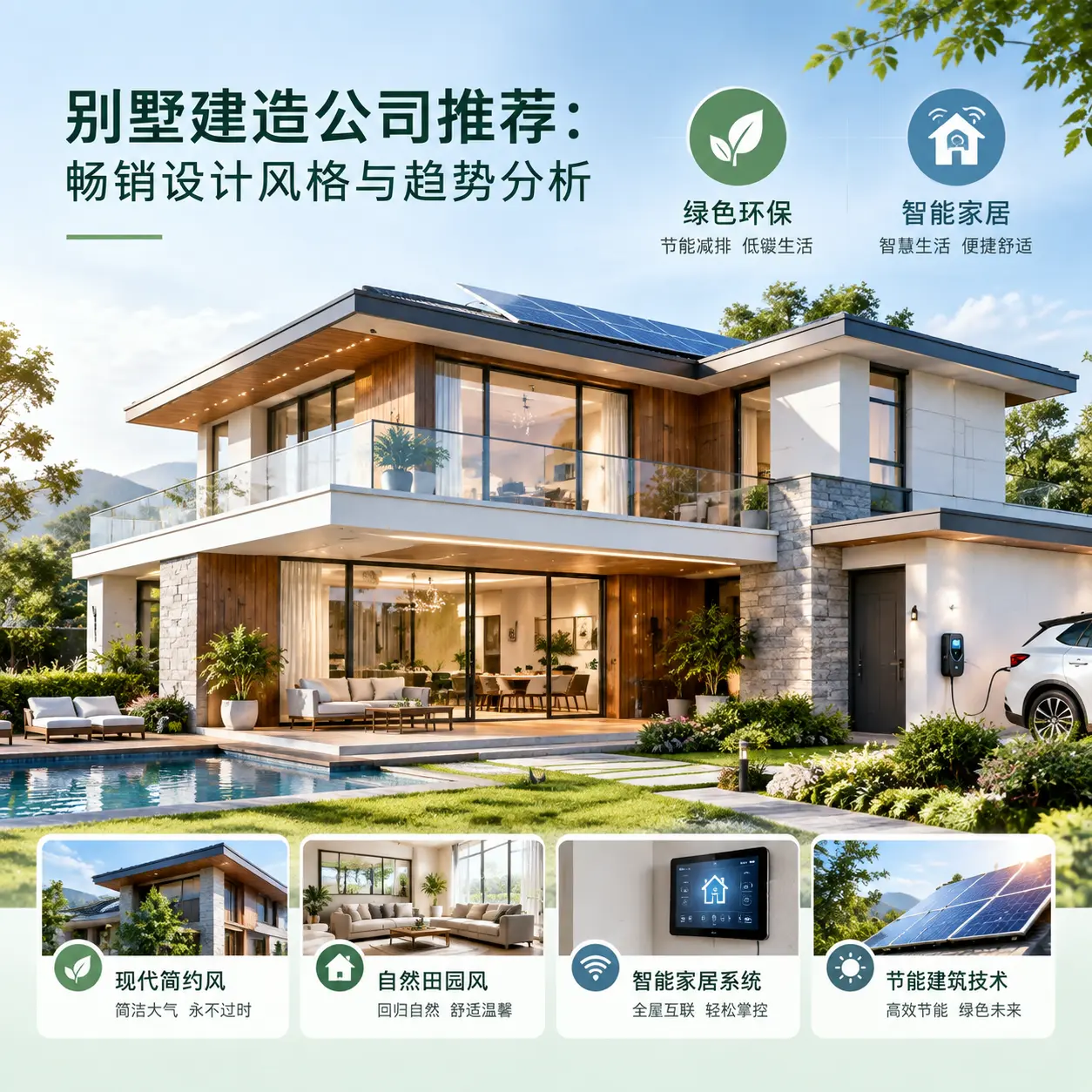 别墅建造公司推荐： 普安 畅销设计风格与趋势分析
