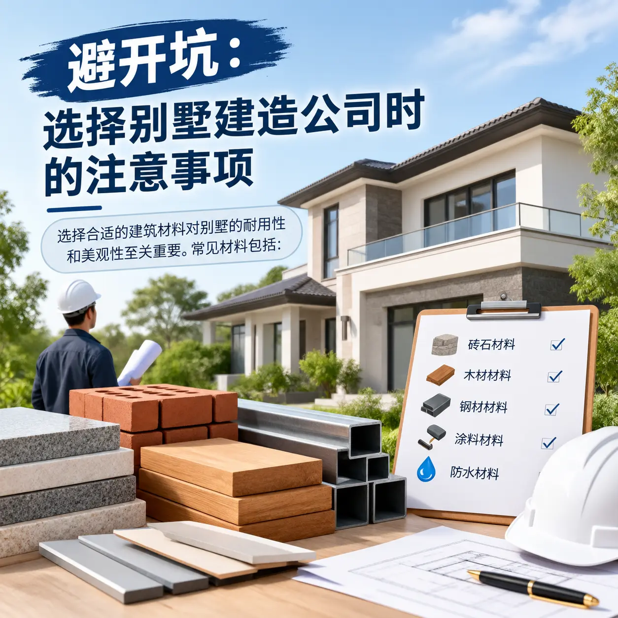 避开坑:选择 普安 别墅建造公司时的注意事项