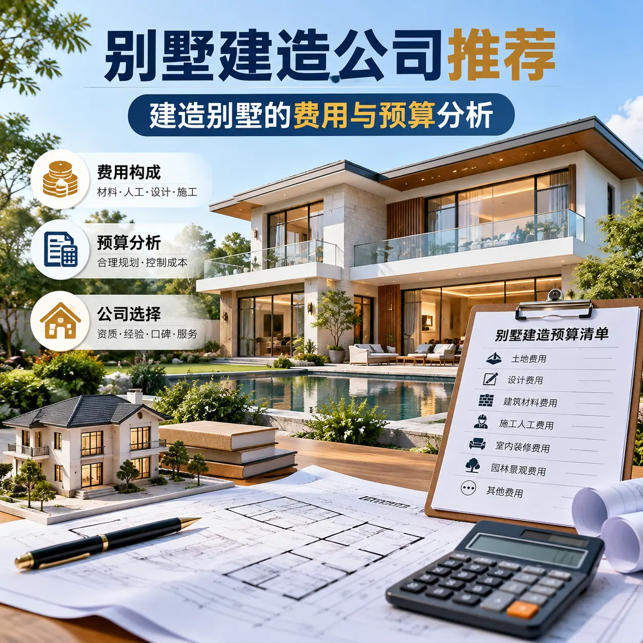 别墅建造公司推荐： 普安 建造别墅的费用与预算分析