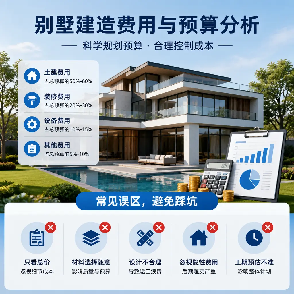 别墅建造公司推荐： 普安 建造别墅的费用与预算分析