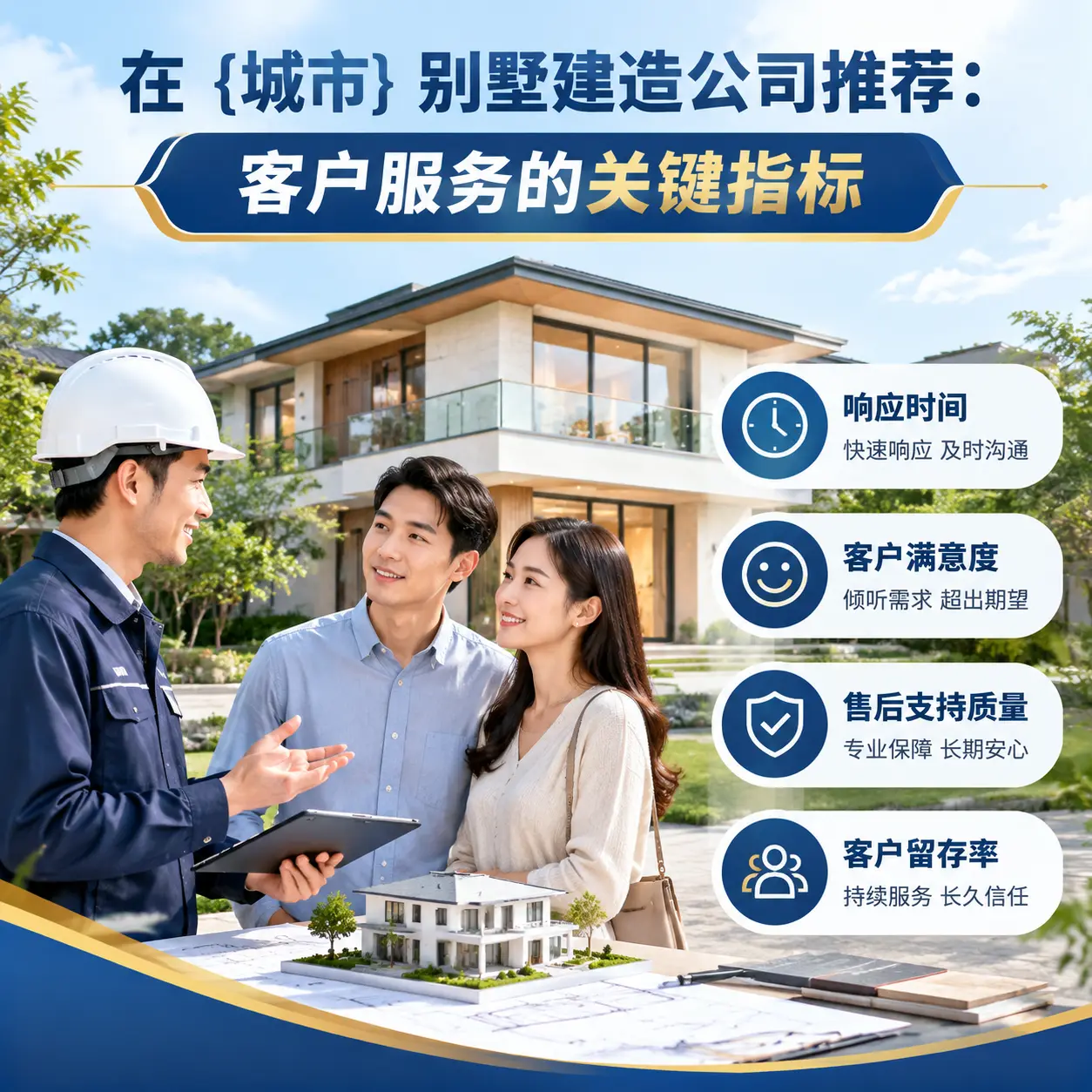 在 普安 别墅建造公司推荐：客户服务的关键指标