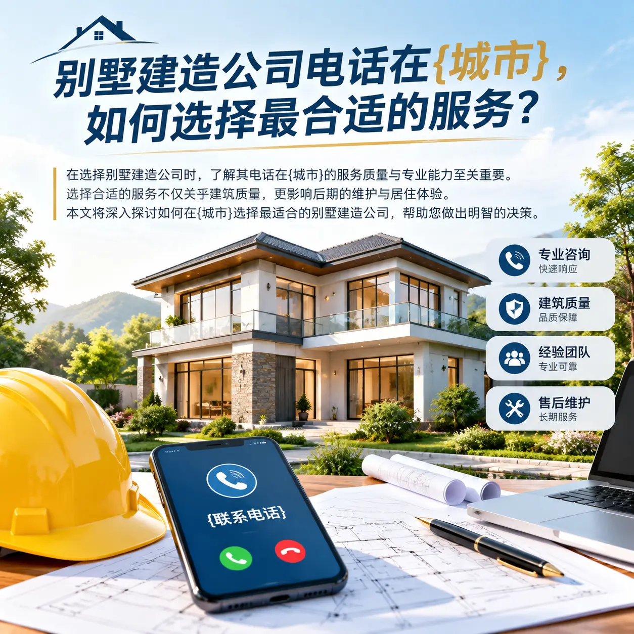 别墅建造公司电话在普安,如何选择最合适的服务?