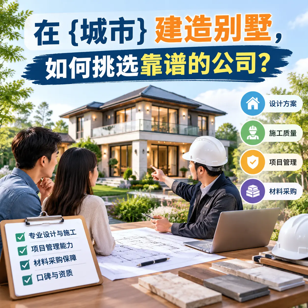在 普安 建造别墅,如何挑选靠谱的公司?