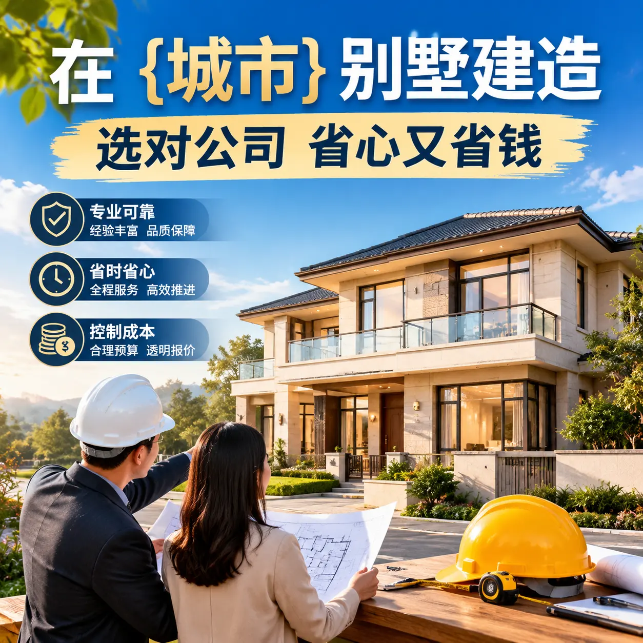 在 普安 别墅建造,选对公司省心又省钱
