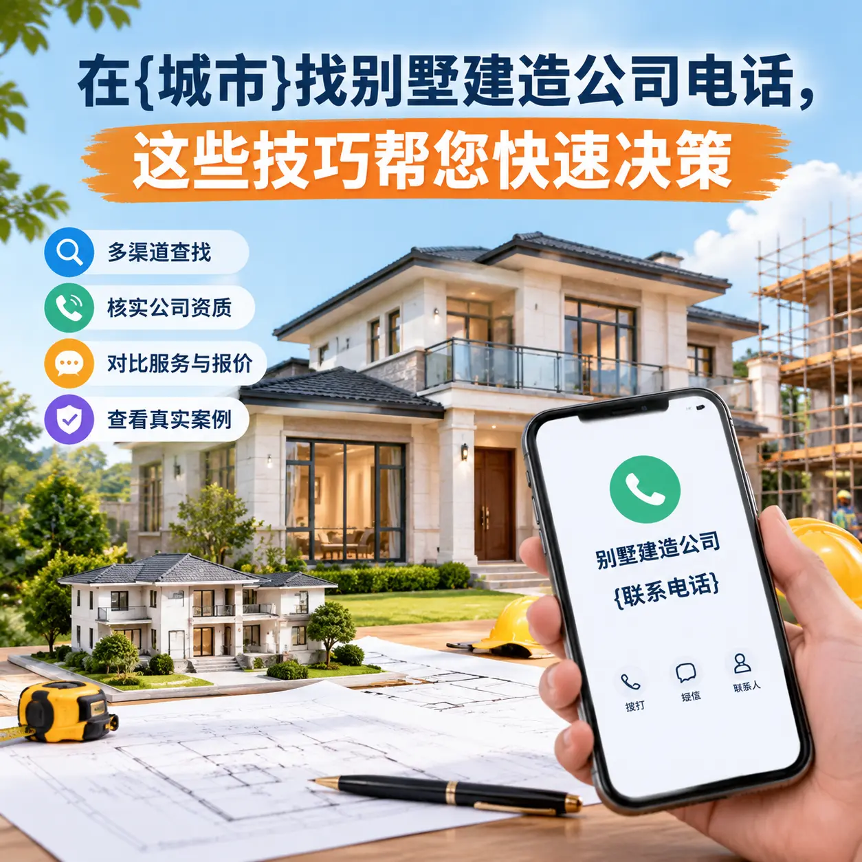 在普安找别墅建造公司电话,这些技巧帮您快速决策