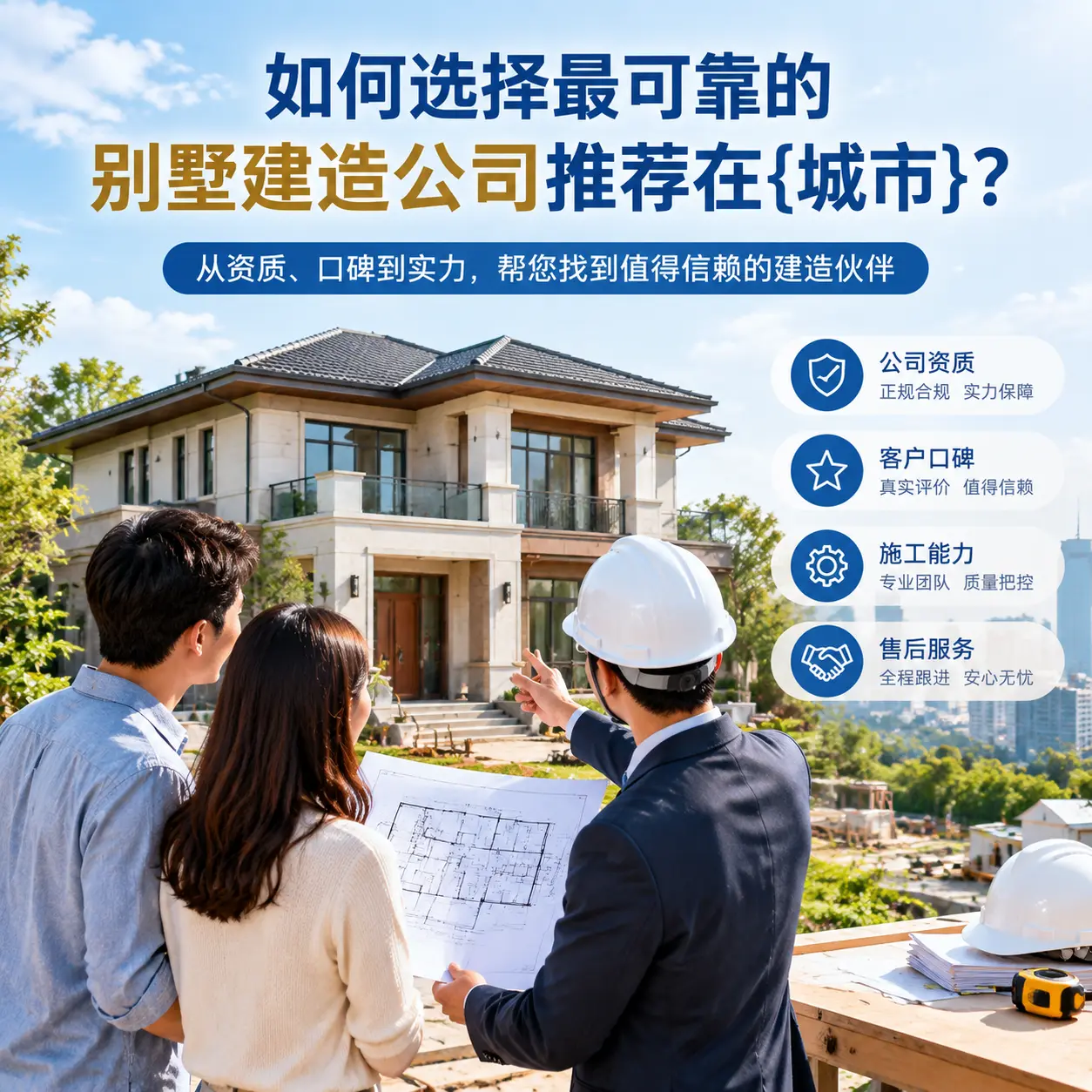 如何选择最可靠的别墅建造公司推荐在普安?