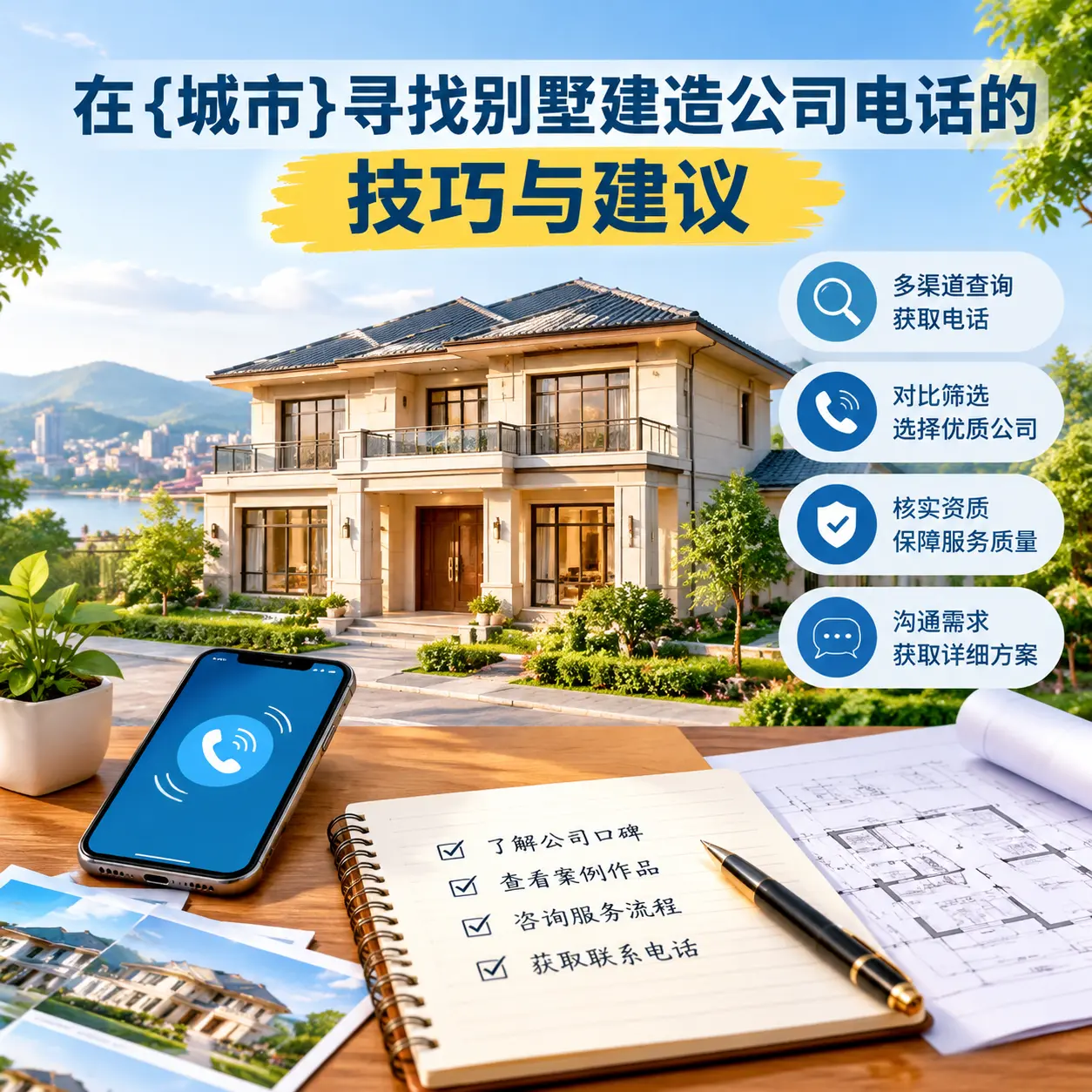 在普安寻找别墅建造公司电话的技巧与建议