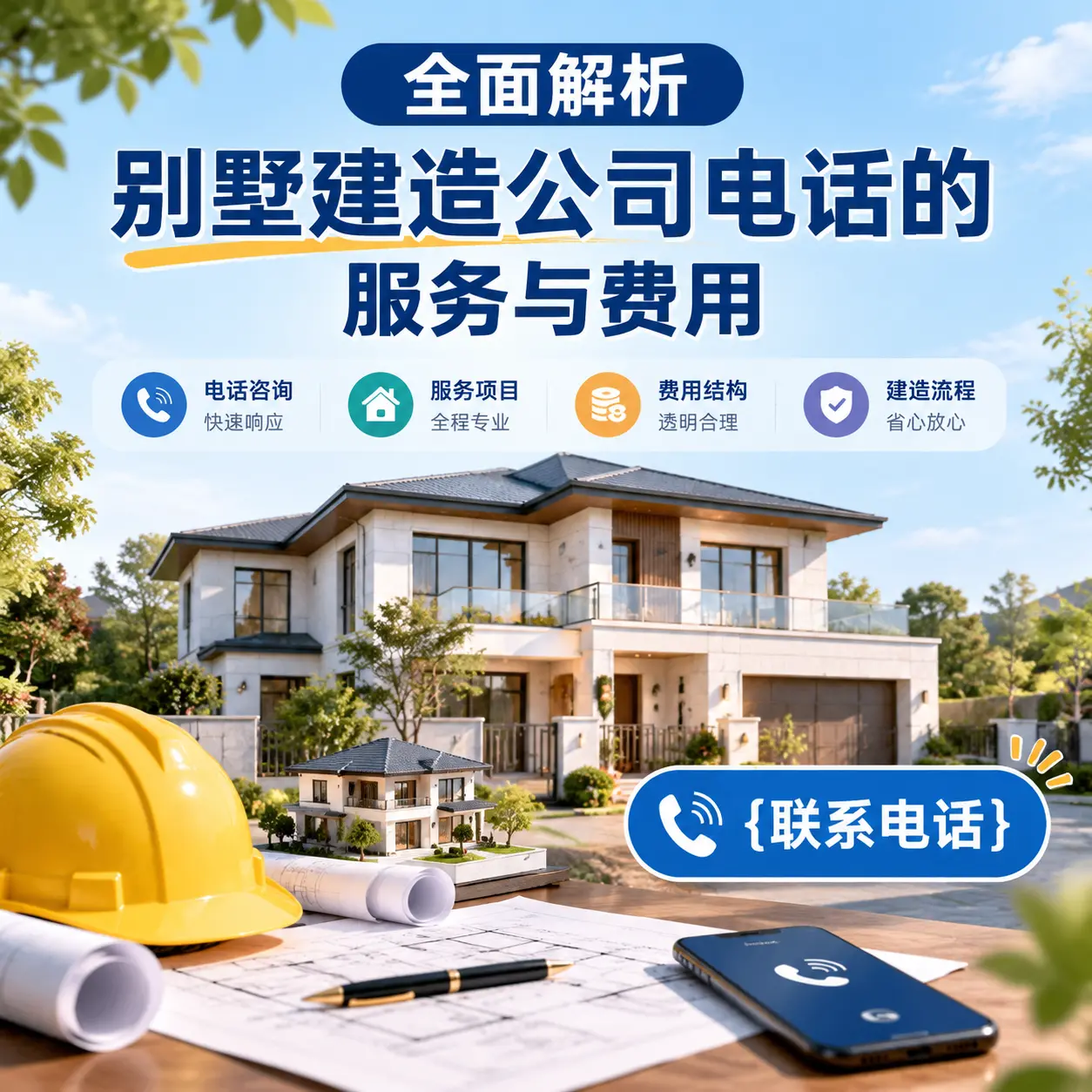 全面解析普安别墅建造公司电话的服务与费用